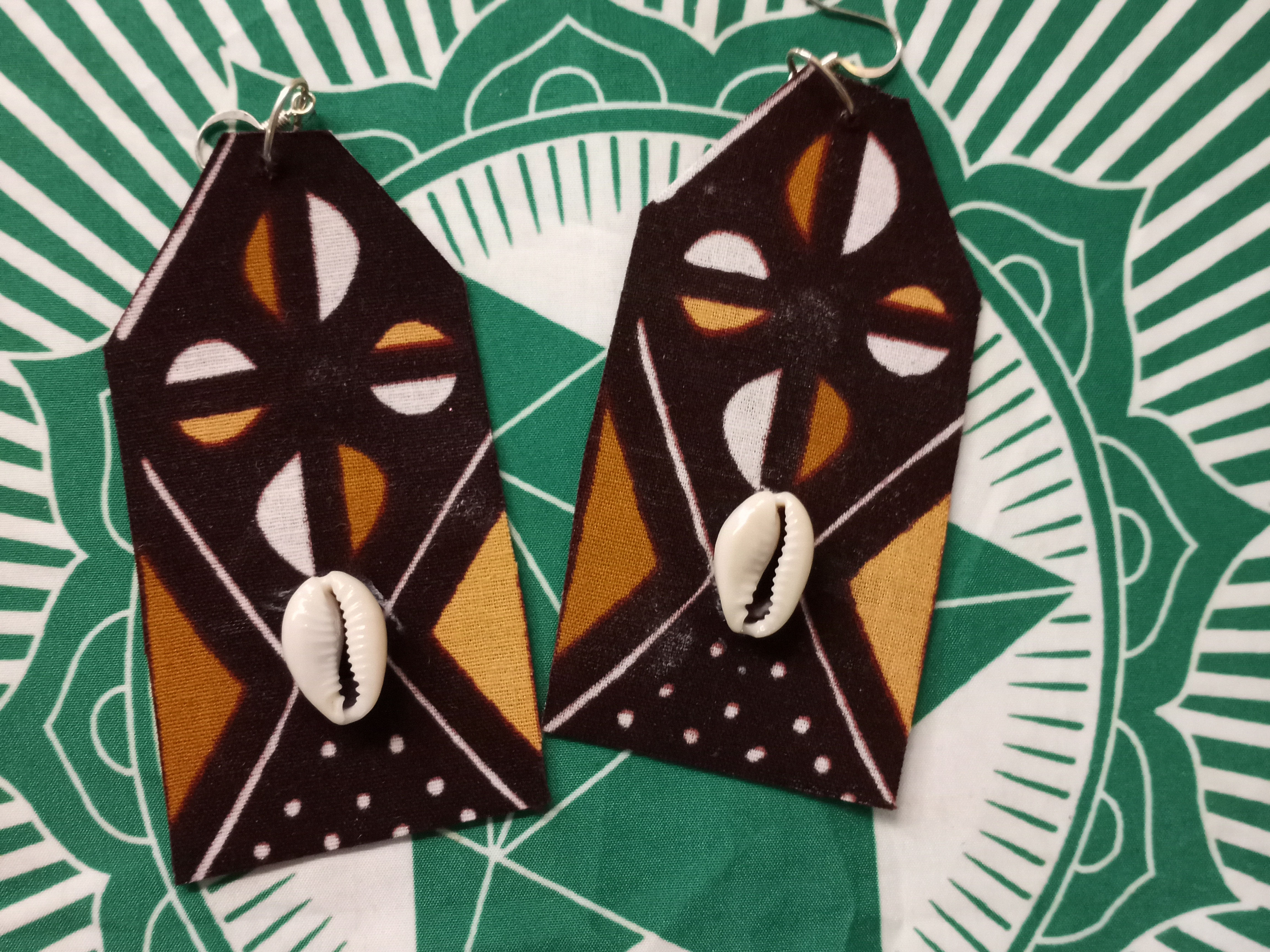 Mudcloth inspired Ear Art
