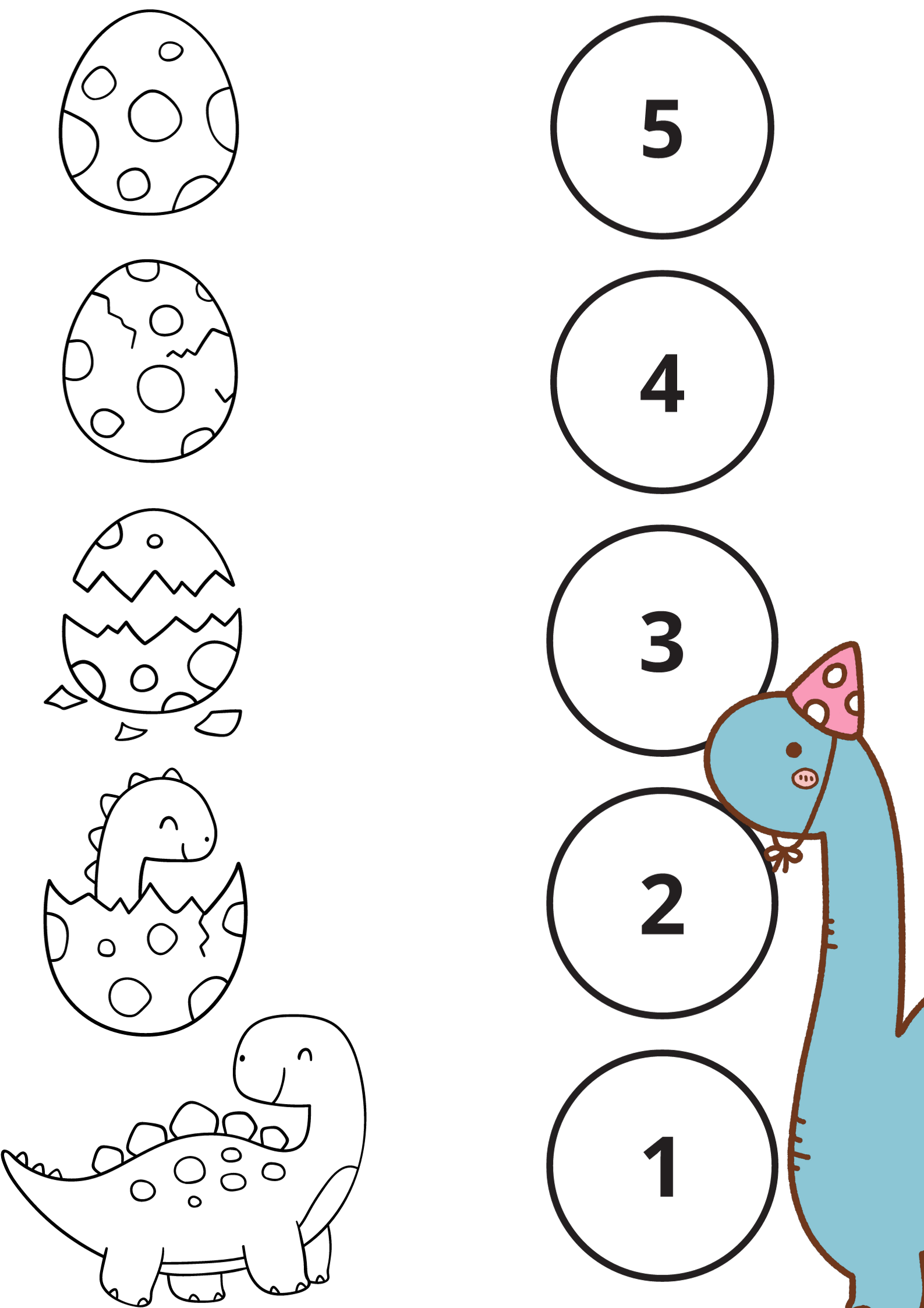 Dinosaur Birthday count down