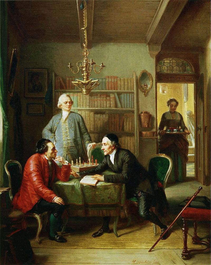 פולמוס מנדלסון-לאוואטר; מוריץ אופנהיים, 1856