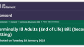 The Mental Capacity Act and the Assisted Dying Bill (Terminally Ill Adults)