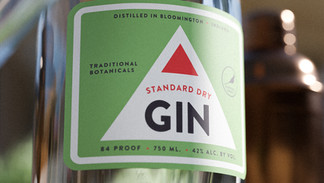 3d Product Render Of Gin Bottle