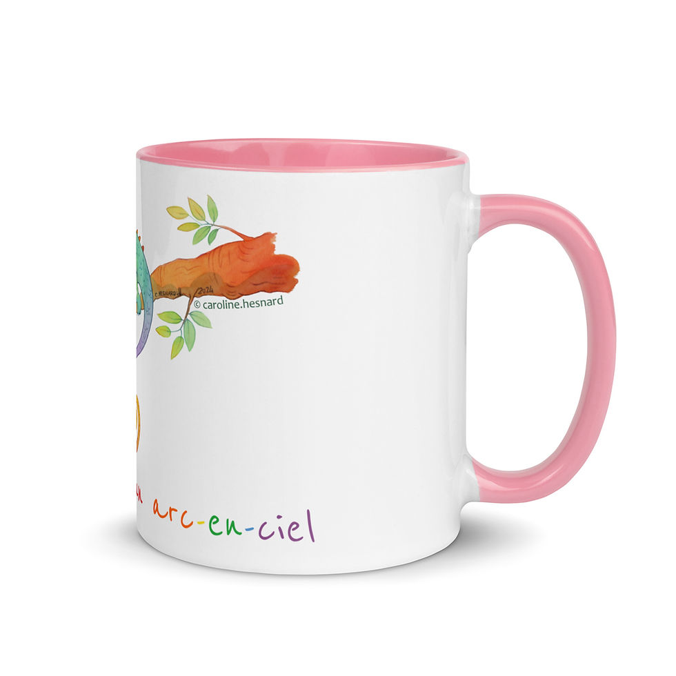 Miniature : Mug couleur -La vie est un arc en ciel