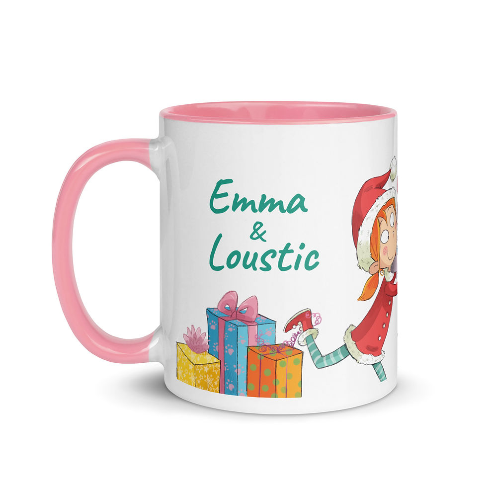Miniature : Mug couleur-Emma et Loustic-La magie de noël