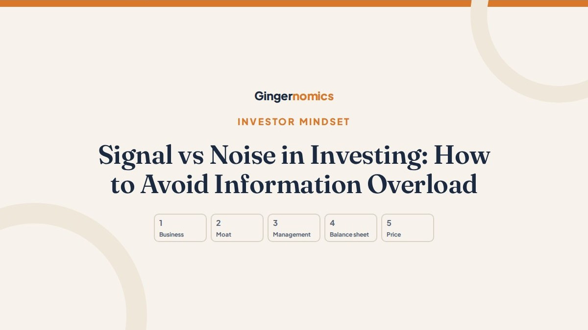 Signal vs Noise in Investing: How to Avoid Information Overload