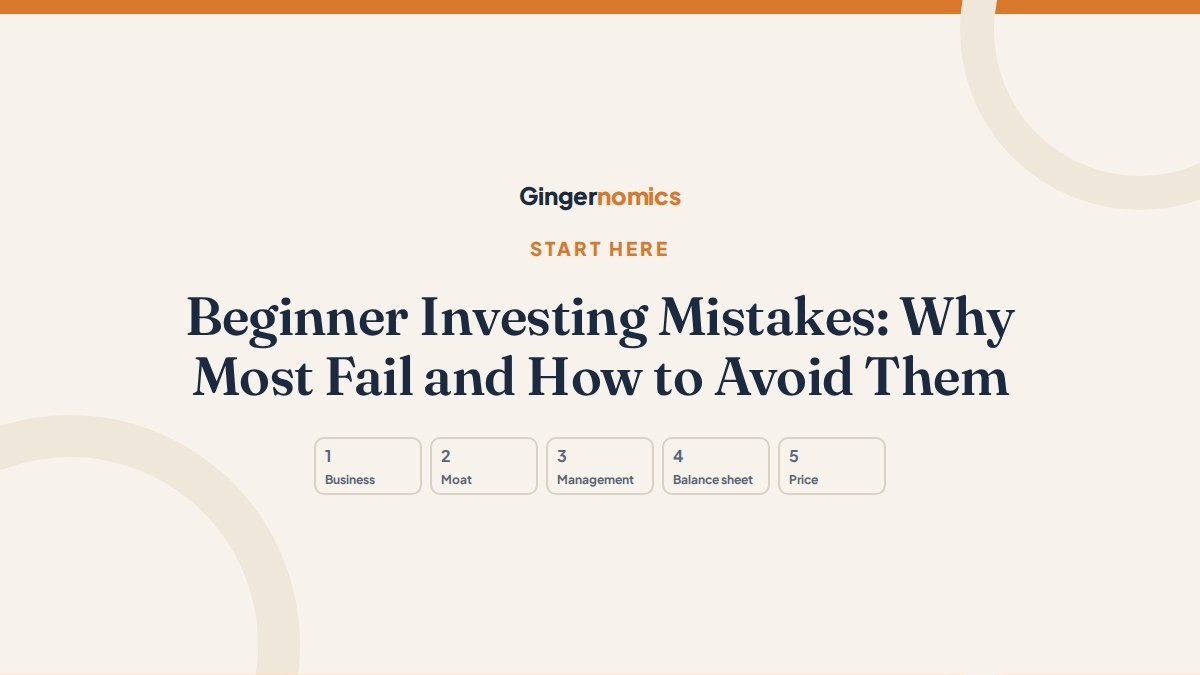 Beginner Investing Mistakes: Why Most Fail and How to Avoid Them