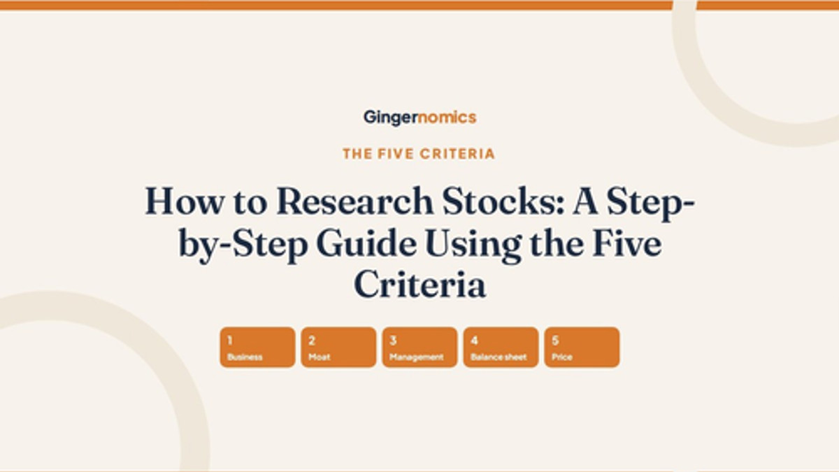 How to Research Stocks: A Step-by-Step Guide Using the Five Criteria