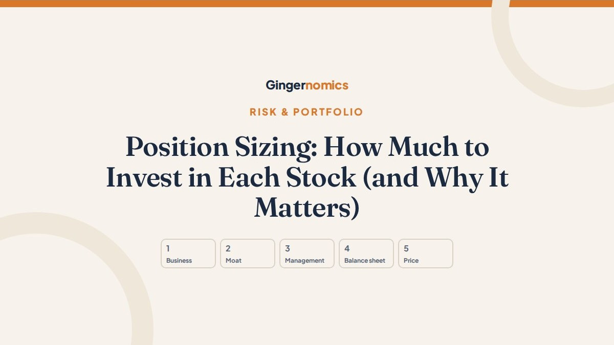 Position Sizing: How Much to Invest in Each Stock (and Why It Matters)