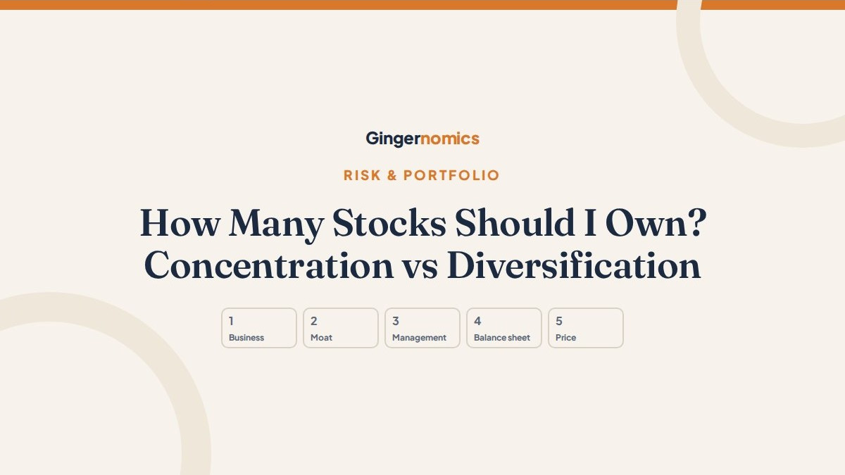 How Many Stocks Should I Own? Concentration vs Diversification