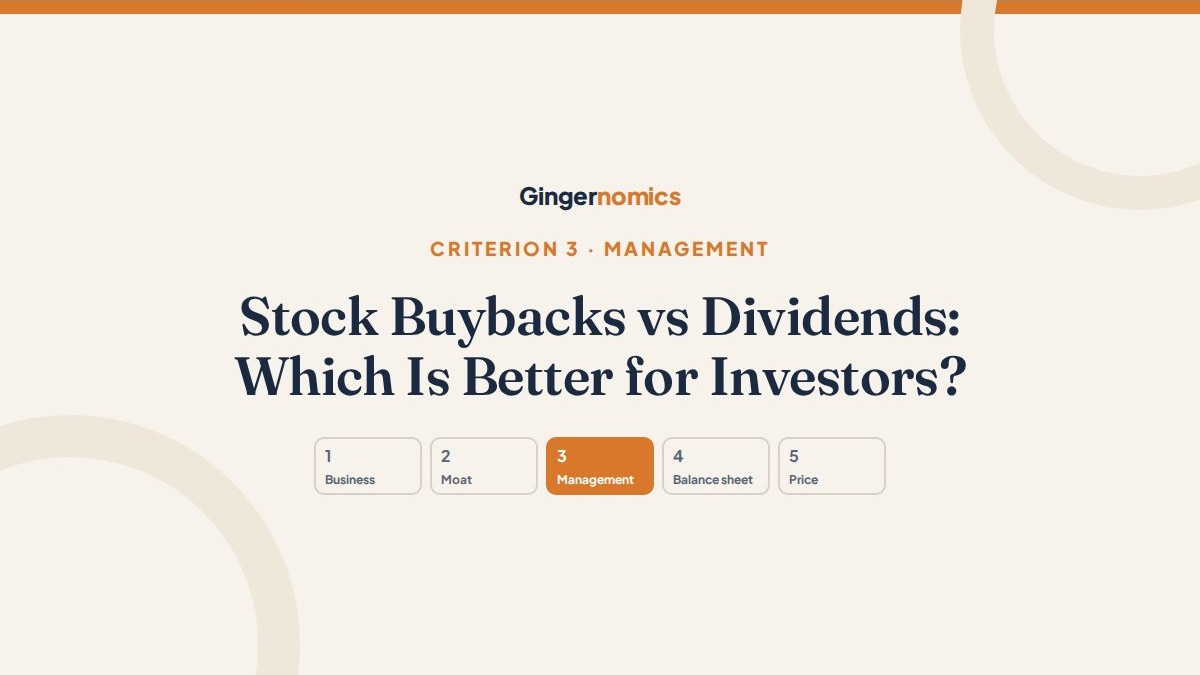 Stock Buybacks vs Dividends: Which Is Better for Investors?