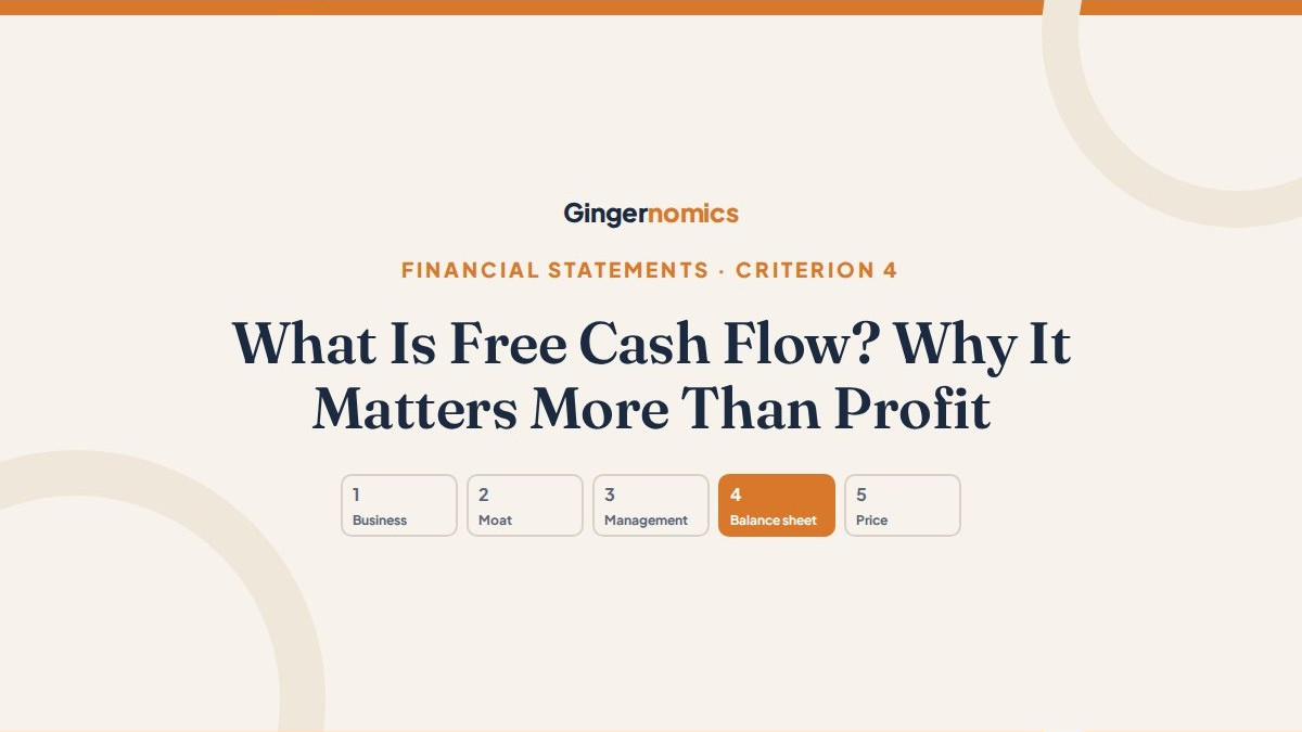 What Is Free Cash Flow? Why It Matters More Than Profit