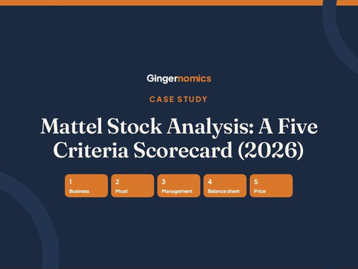 Mattel Stock Analysis: A Five Criteria Scorecard (2026)