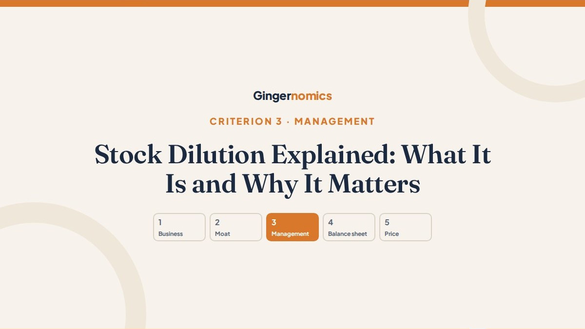 Stock Dilution Explained: What It Is and Why It Matters