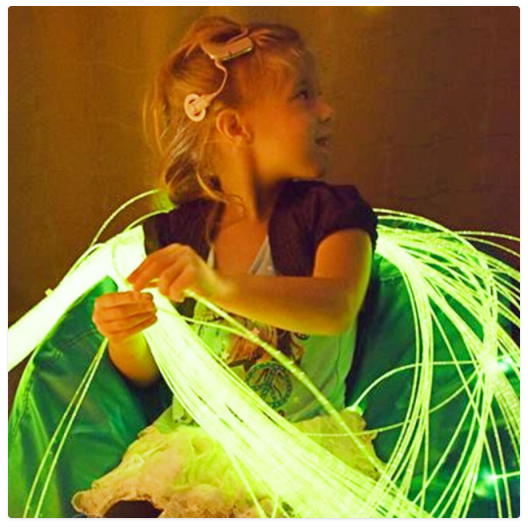 الصورة المصغرة: Fibre Optic Tails (Including Light Source)