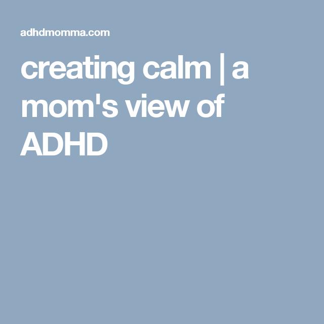 MOMS ADHD