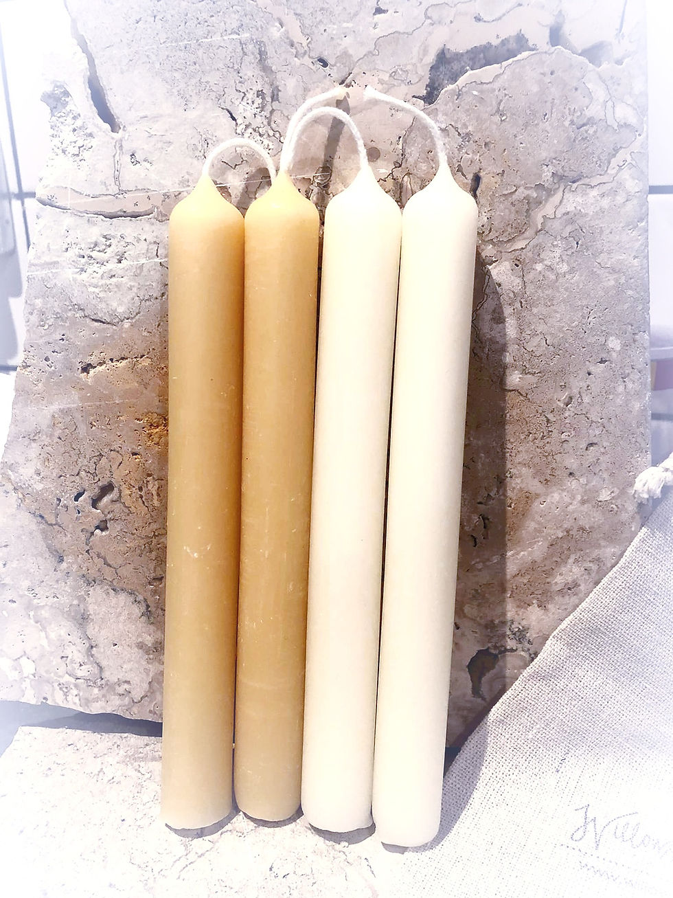 Thumbnail: beeswax dinner candles