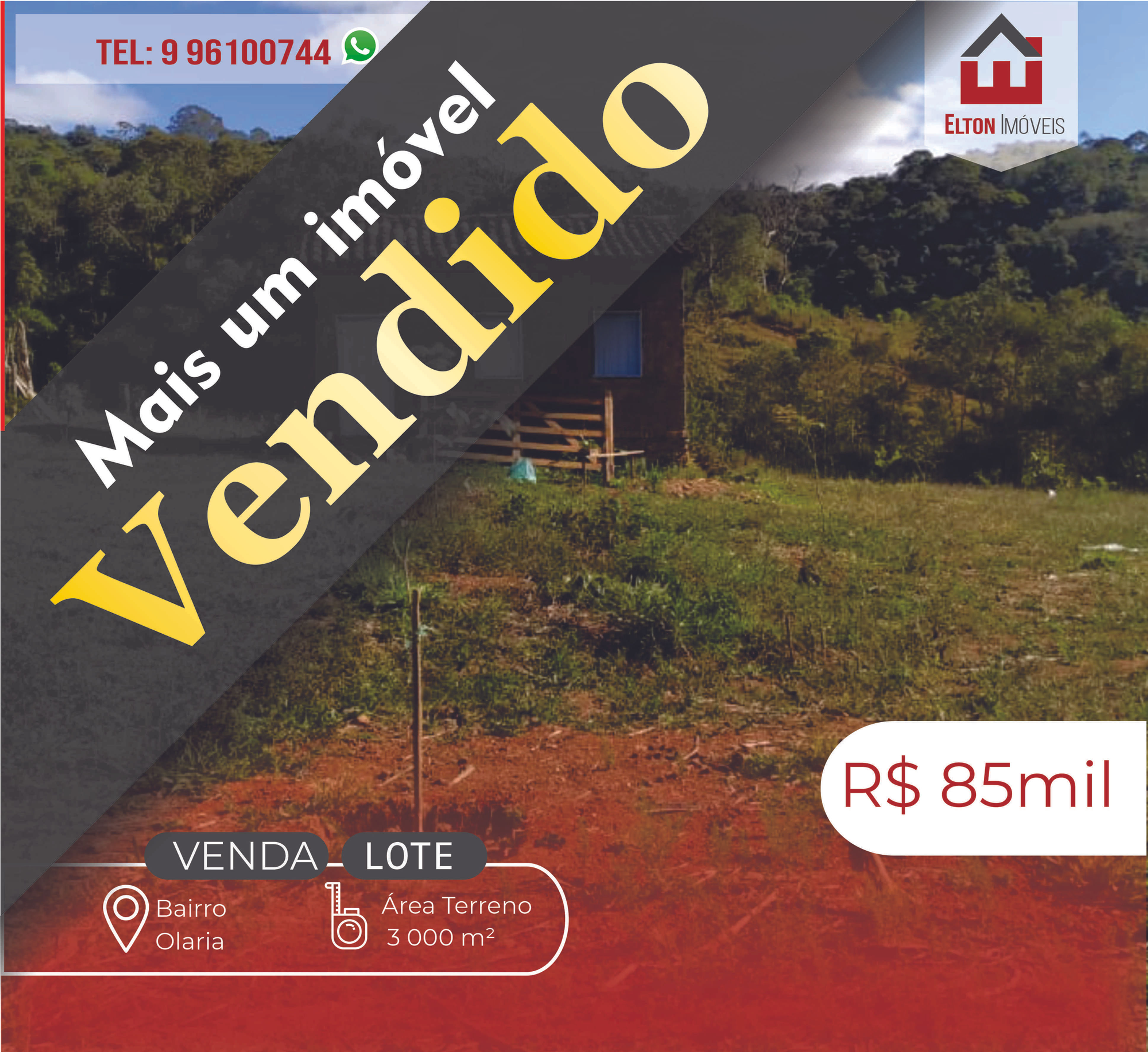 Excelente terreno em Olaria - Ouro Branco