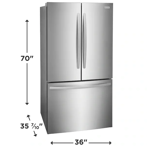 Thumbnail: Frigidaire® FRFS2823AS 28 cu ft Standard-Depth French Door Refrigerator