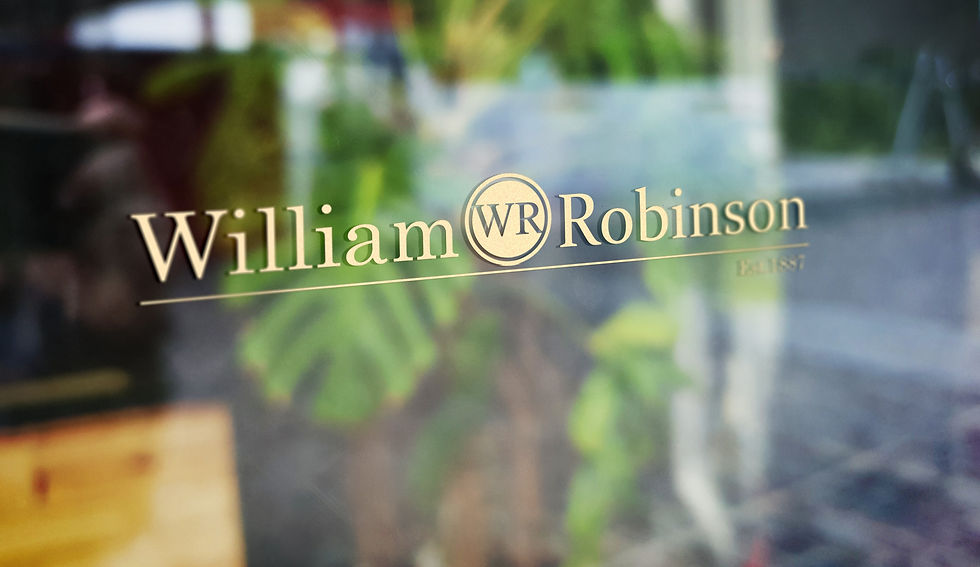 Shop window logo
