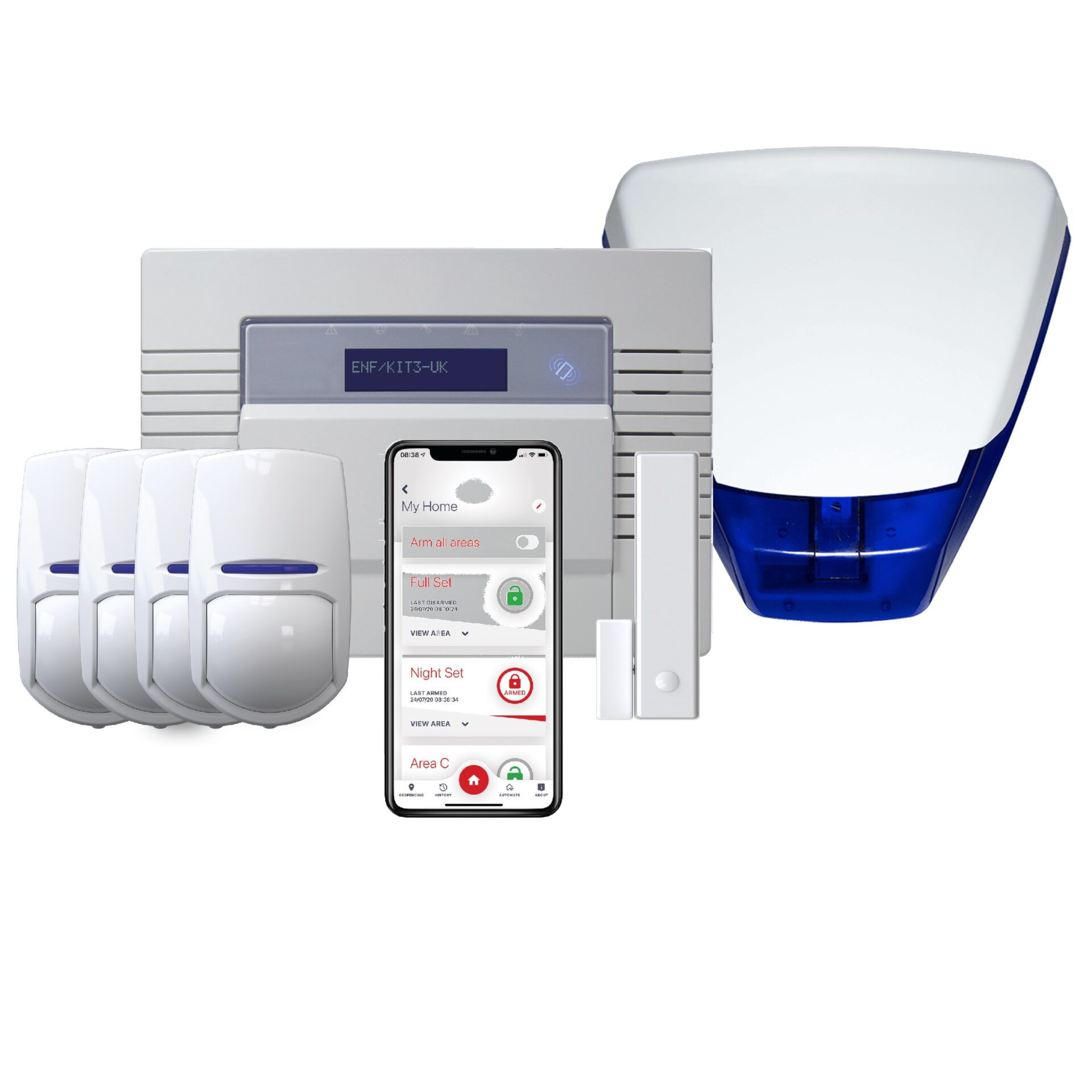 Pyronix Enforcer Wireless Intruder Alarm Kit 3 V11