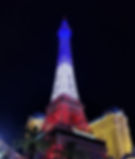 Eiffel Tower Las Vegas LED Lights RWB