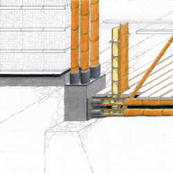 deck to house detail