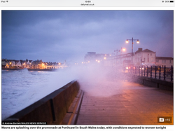 Storm Brian @ Porthcawl, South Wales
