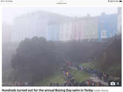 Tenby Boxing Day swim