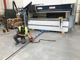 Relocating an Industrial Laser: A Case Study on Overcoming Challenges and Ensuring Precision at the Gdansk Plant Site