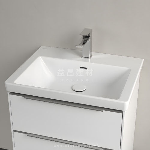 縮圖：Villeroy & Boch SUBWAY 3.0 VB4A7060R1壁掛式面盆