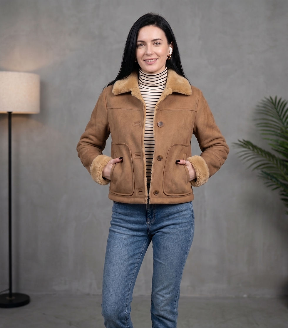 Thumbnail: Women's 2022 Fall/Winter Reversible Short Jacket