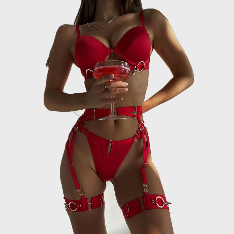 Chain Glamour Motorcycle Lingerie Quad