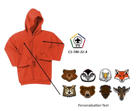Thumbnail: Essential Fleece Pullover Hooded Sweatshirt