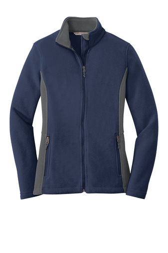 Thumbnail: Ladies Colorblock Fleece Jacket