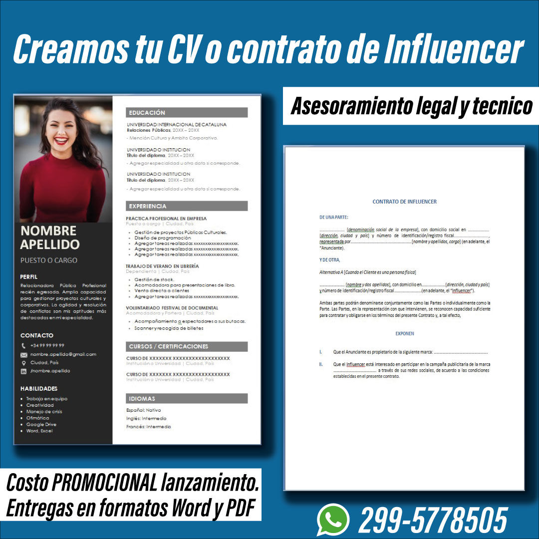 Diseñamos CV y Contratos
