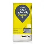 Polymer Improved Tile Adhesive Webercol K Brand Weber 20 kg white
