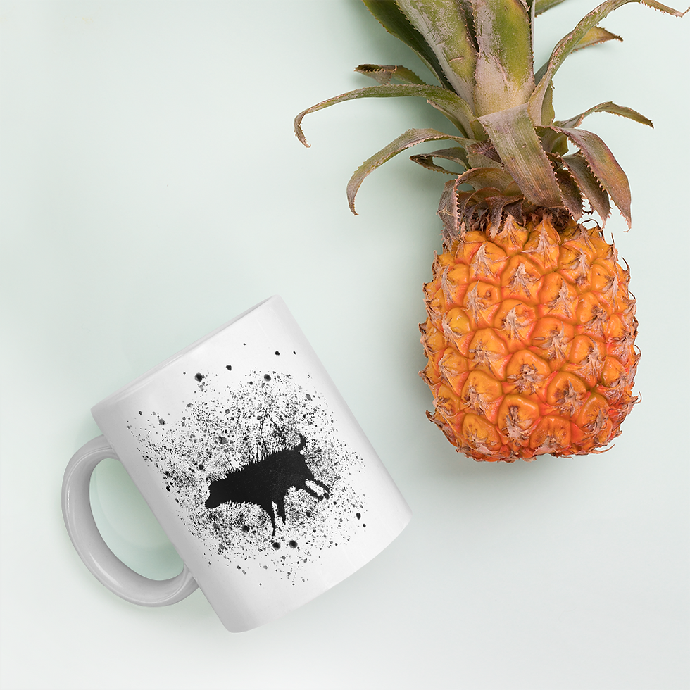 Küçük resim: Banksy Wet Dog Splatter 2007 Street Art Mug