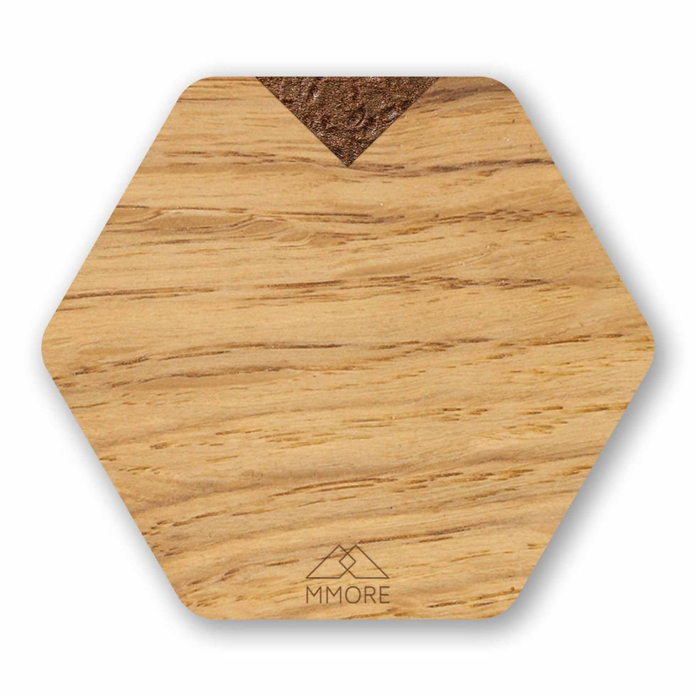 Sīktēls: Wooden Coasters - American Walnut / Set of 4 Coasters