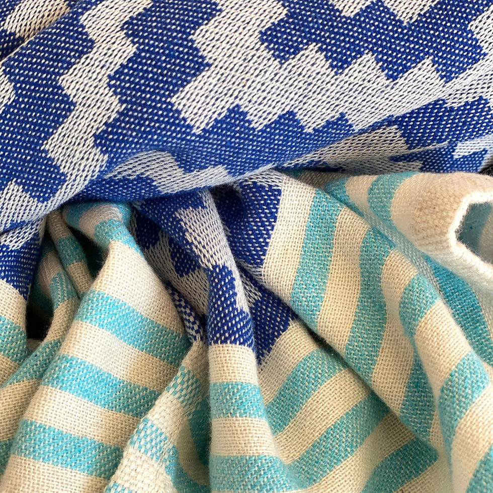 縮圖：Merida Turkish Towel / Blanket - Blue