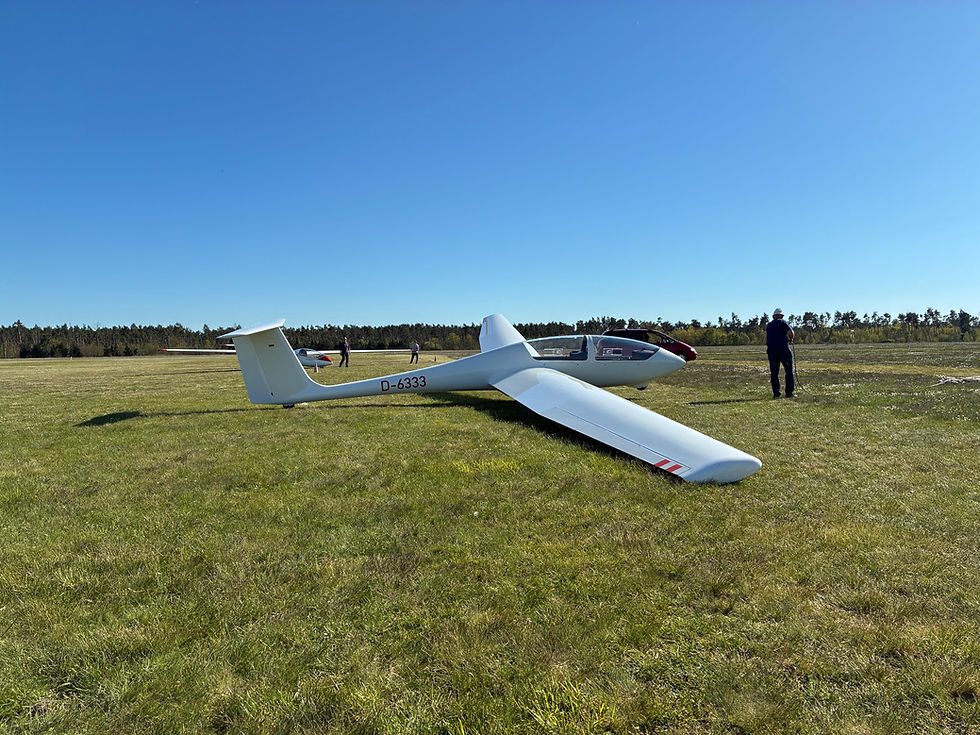 Flugbetrieb am 1. Mai