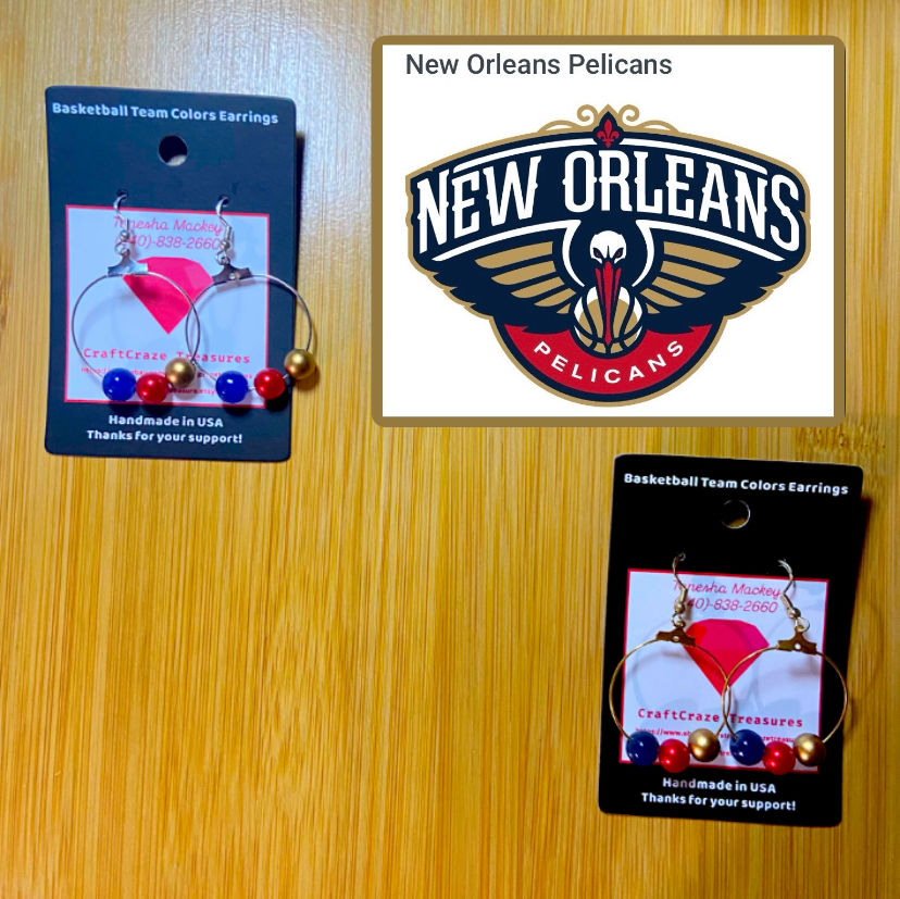Thumbnail: Team-Inspired Handmade Earrings - Great for NBA Fans (Part 2)