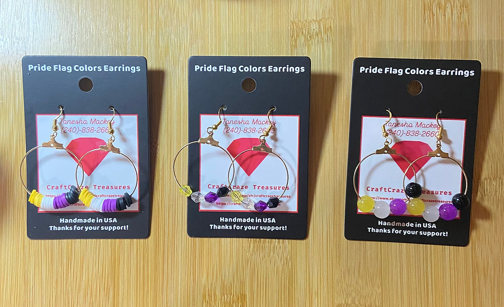 Thumbnail: Pride Flag Colors Earrings