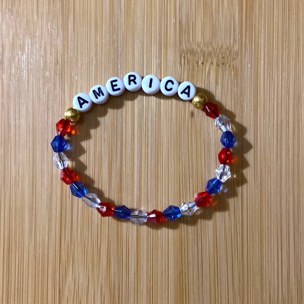 Thumbnail: "Patriotic" Holiday Theme Colors Bracelets
