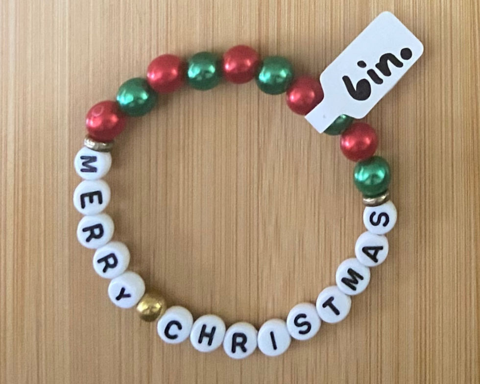 Miniature : Bracelets de couleurs sur le thème des fêtes de Noël
