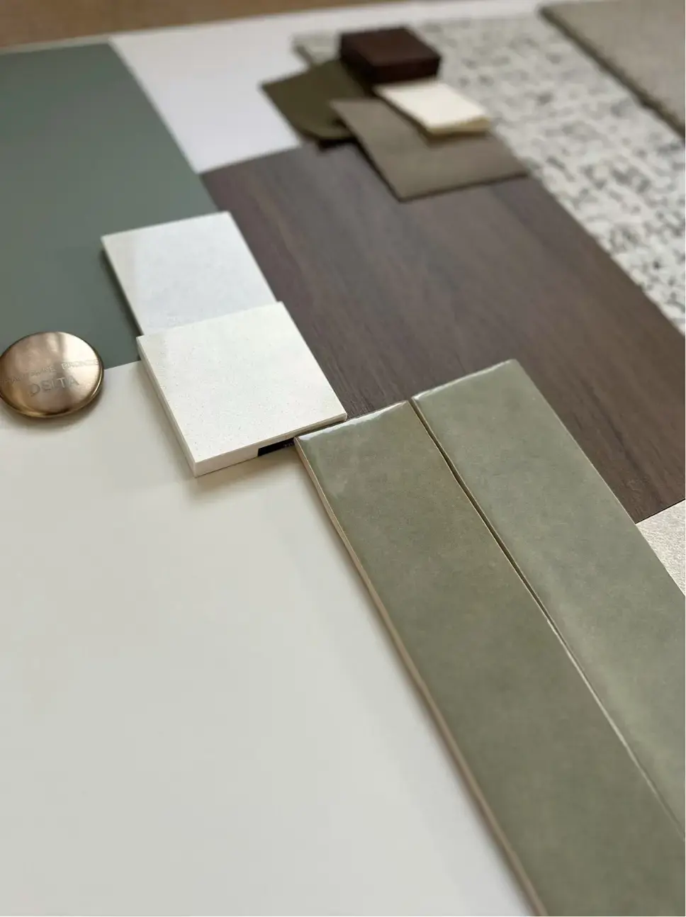 Refined traditional material board