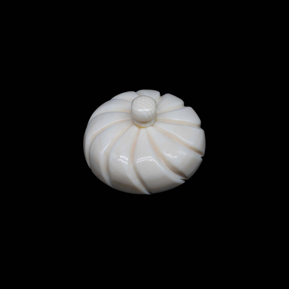 サムネイル： 『象牙饅頭紐根付』　15g