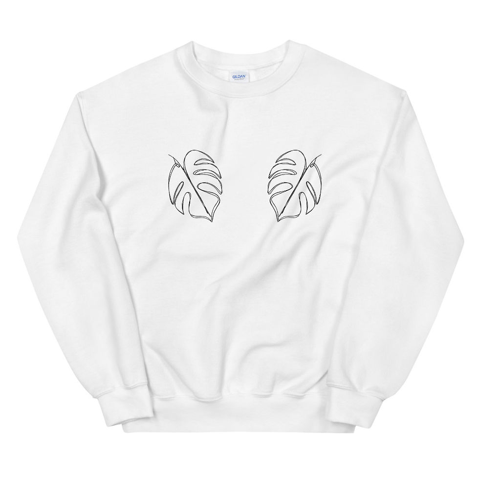MONSTERA BOOB UNISEX CREWNECK