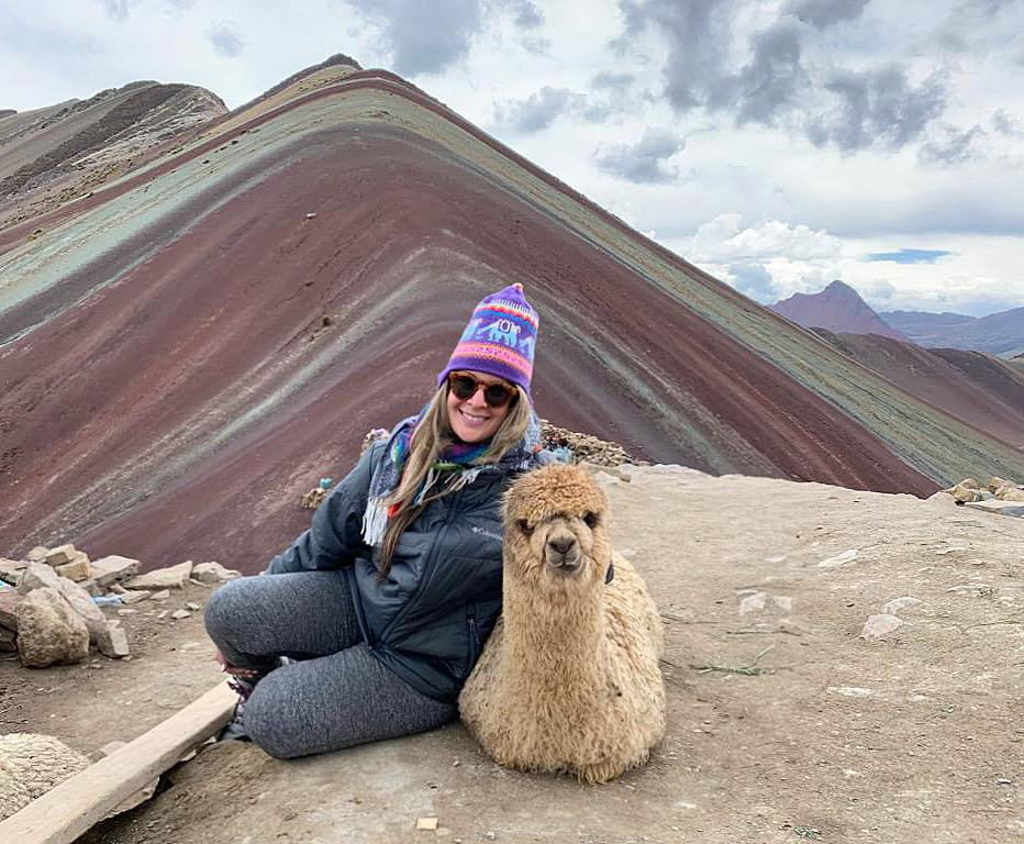 Viaje a las montañas de siete colores en Cusco, Perú.