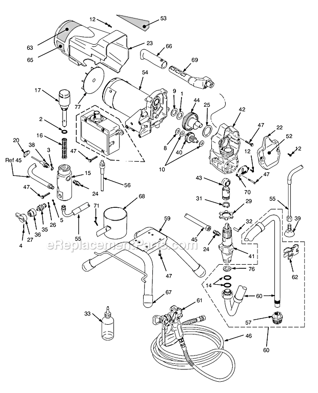 Magnum LTS Airless Sprayer - Components