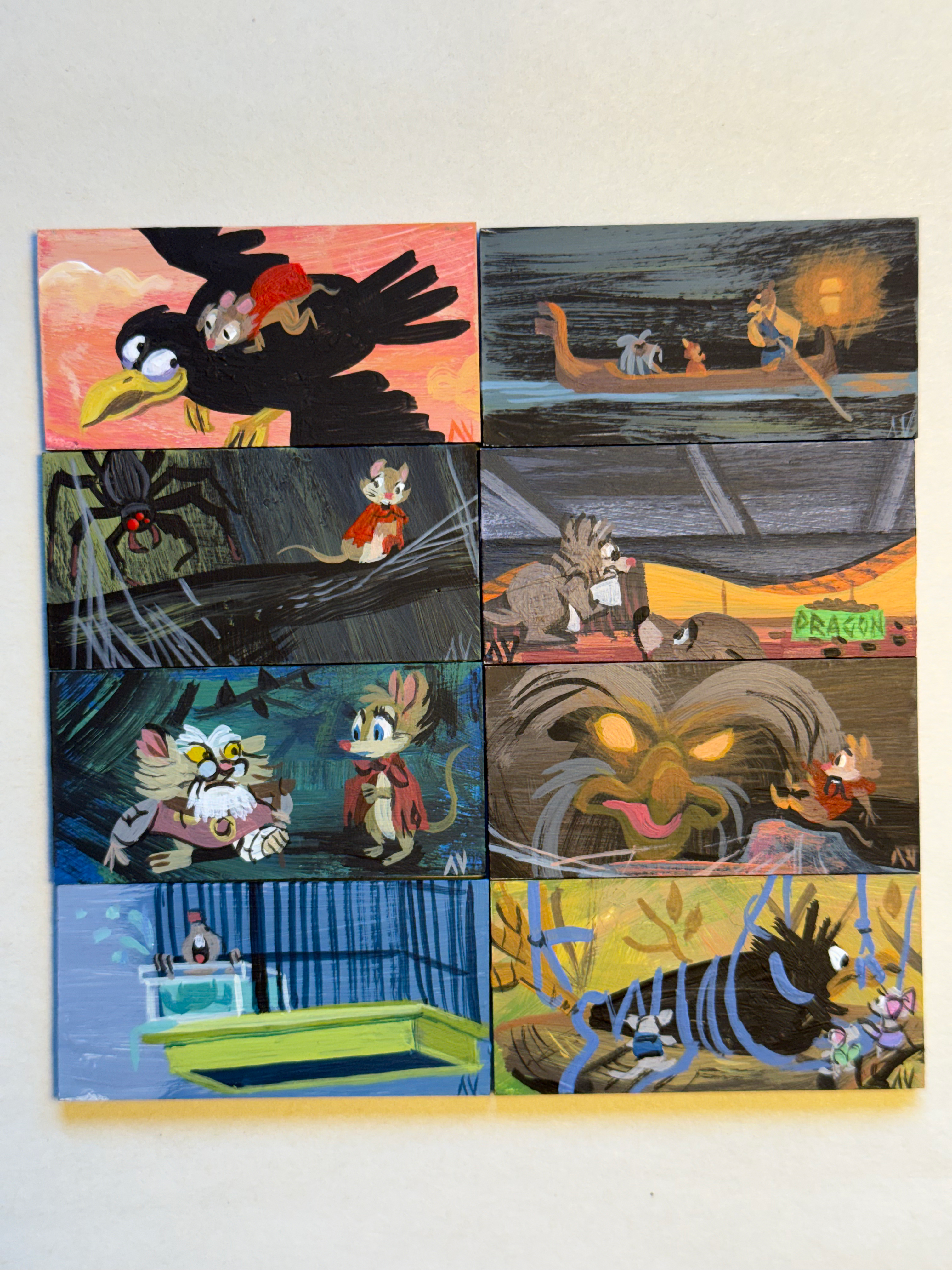 NIMH tiny paintings