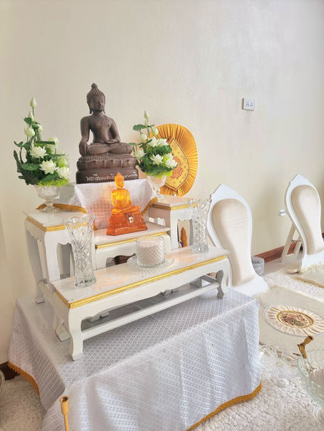 Vorbereitungen für die Zeremonie